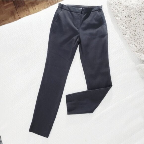 Zara Striped Waistband Cigarette Highwaisted Trouser Ankle Pants- Xs - Picture 6 of 16